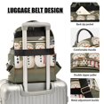 thumbnail image 3 of FORMRS Mini Backpack Purse for Women Quilted Travel Daypack Casual Shoulder Bag, Cute Snowmen, 3 of 7