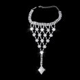 thumbnail image 2 of Joyería Nupcial Sunnimix Pulsera Nupcial Rhinestone Plateado, 2 of 8