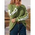 thumbnail image 6 of EMMIOL Skeleton Graphic Fall Sweater for Women Y2K Retro Black Long Sleeve Chunky Knit Pullover with Bone Print, 6 of 7