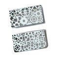 thumbnail image 2 of HILABEE 2 Pieces Guitar Pickup Covers Accessory Instrument Hollow Out Patterns Sturdy for Electric Guitars Engraved DIY Part Replaces Silver Gear, 2 of 9