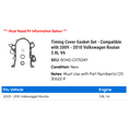 thumbnail image 2 of Timing Cover Gasket Set - Compatible with 2009 - 2010 Volkswagen Routan 3.8L V6, 2 of 2