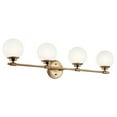 thumbnail image 5 of 55173CPZ Kichler Lighting Benno - 20W 4 LED Bath Vanity In Industrial Style-8.75 Inches Tall and 34 Inches Wide-Champagne Bronze Finish, 5 of 5