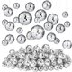 thumbnail image 1 of 100 bolas de discoteca colgantes de Funtery, color plateado, de 3 a 10 cm, 1 of 7