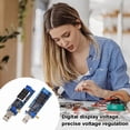 thumbnail image 4 of Module Régulateur de Tension Réglable, Convertisseur DC-DC avec Affichage Numérique, Entrée 3.5V-12V à Sortie 1.2V-24V, Alimentation Micro USB Type-C pour Projets DIY, 4 of 5