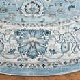 thumbnail image 3 of SAFAVIEH Isabella Kiana Oriental Area Rug, Light Blue/Cream, 8' x 8' Round, 3 of 8