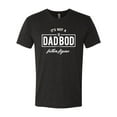 thumbnail image 2 of Wild Bobby,It's Not A Dad BOD It's A Father Figure Funny Husband Boyfriend Gift, Father's Day, Men Premium Tri Blend Tees, Vintage Black, X-Large, 2 of 3