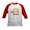 Red/White, variant on CafePress - Make Ramen Baseball Jersey - Kids Cotton Baseball Jersey, 3/4 Sleeve Shirt