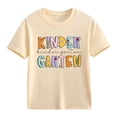 thumbnail image 2 of LNMQLPDBS Tween Tops for Teens Girls Tshirt Size 10-12 Yellow Shirts Girls Uniform Shirts 3t Clothes for Girls Size 14 Girls Clothes Cute Clothes, Beige 10-11 Years, 2 of 7