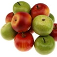 thumbnail image 2 of 6pcs Artificial Green & Red Apple Decoration Fake Fruit Home Party Christmas Display Model, 2 of 3