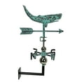 thumbnail image 5 of Contrast Verdigris Copper Whale Tabletop Weathervane w/ Optional Fence Mount, 5 of 7