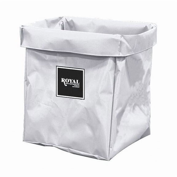 Royal Basket Trucks X-Frame Bag,8 Bushel,White Vinyl G08-WWX-XBN