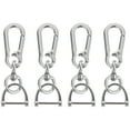 thumbnail image 6 of LABRIMP 4Pcs Zinc Alloy Key Chain for Men 8 Shaped 3.5X0.9In, 6 of 8