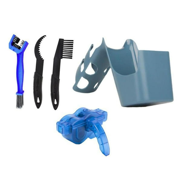 Chain Scrubber with Brush Oil Tool for Wheel Cassette Mountain Bike Cola limpiador de cadena de bicicleta