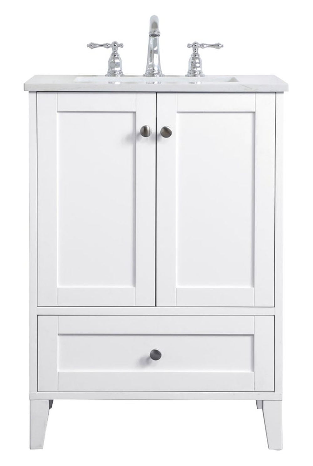 Elegant Lighting Vf18024 Sommerville 24" Free Standing Single Basin