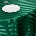 thumbnail image 4 of BalsaCircle 120 in Hunter Green Stripes Satin Round Tablecloth Wedding Party Linens Events Reception Decorations Supplies, 4 of 8