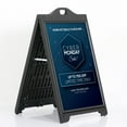 thumbnail image 4 of M&T Displays Street SignPro without Lens Protective Cover, 24x36 Inch Poster Black Double Sided Sandwich Board Folding A-Frame Sidewalk Curb Sign Portable Menu Display for Restaurant Cafe (10 pack), 4 of 24