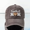 thumbnail image 2 of ZRBYWB Baseball Cap Embroidered Football Mom Love Baseball Washed Baseball Caps Casual Outdoor Comfort Shade Unisex Comfort, 2 of 3