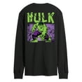 thumbnail image 2 of Marvel The Avengers - Hulk Comic - Adult Long Sleeve Graphic T-Shirt, 2 of 5