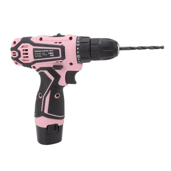 12V Compact Drill Set With 25+1 , 20N.m Output Torsion Cordless Power Drill With 1500MAH Lithium Battery For Wood Bricks Metal
