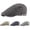 Black, variant on Newsboy Cap for Women/Men Casual Classic Breathable Summer Flat Cap Adjustable Soft Comfortabl Retro Ivy Berets Black Cabbie Hats for Driving Hunting Workout Wear