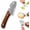 1PCS, variant on Wooden Handled Household Scallion Slicer, 2027 New Multi-Functional Butter Knife Premium Stainless Steel Blade, 3-1 Built-in Bottle Opener, Spreader & Shredder for Bread, Toast (1PCS)