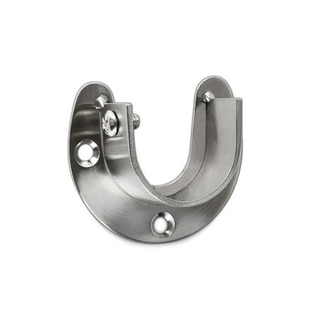 

ABIDE Stainless Steel Closet Pole Sockets Flange Rod Holder 3 Holes Wardrobe End Supports Rail Bracket for Laundry Room