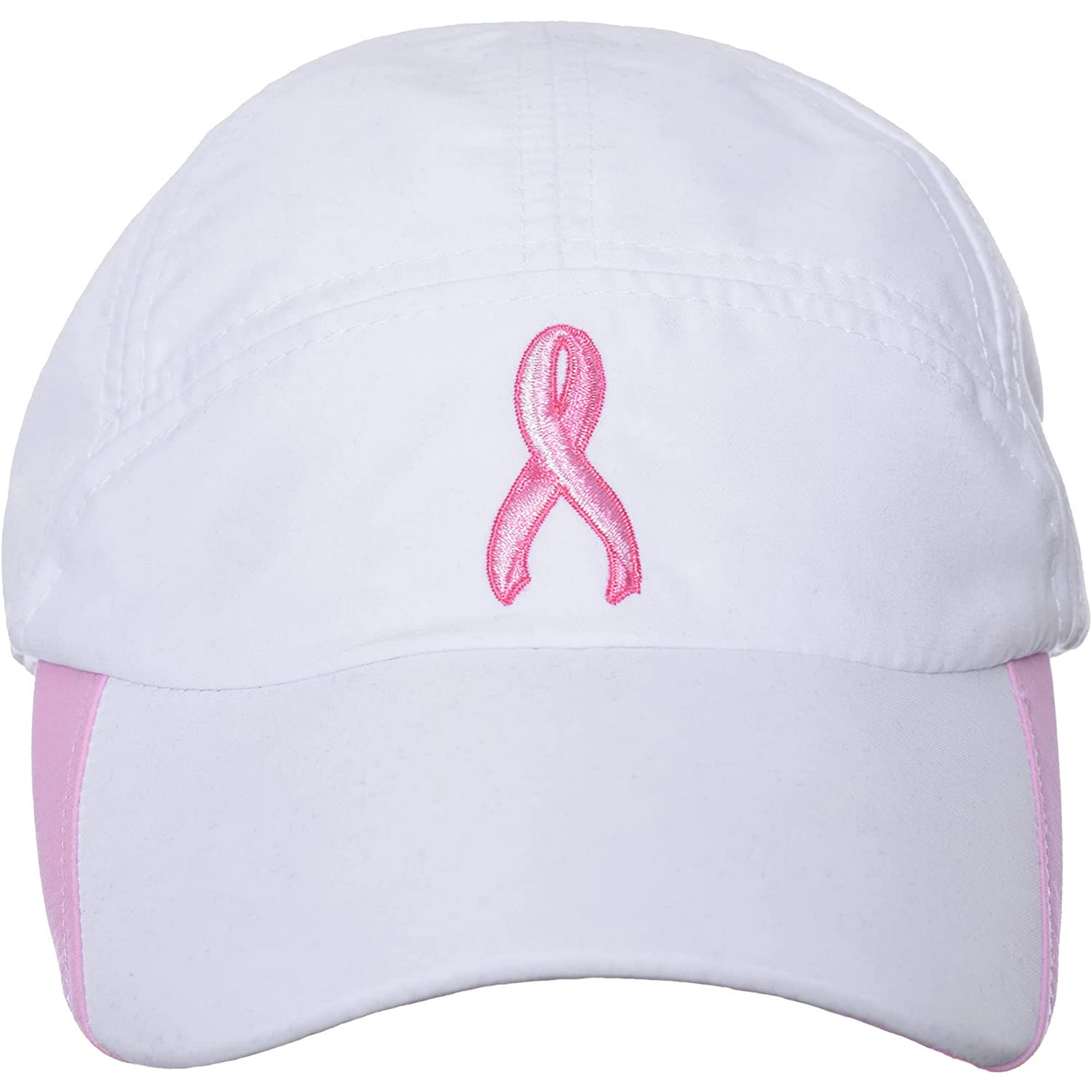 Breast Cancer Awareness Snapback Hat with Flat Brim | Fact Goods One-Size / Black/ Red