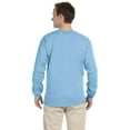 thumbnail image 2 of The Fruit of the Loom Adult HD Cotton Long-Sleeve T-Shirt - LIGHT BLUE - L, 2 of 2