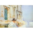 thumbnail image 2 of Sargent, John Singer 18x14 White Modern Wood Framed Museum Art Print Titled - Man in a Gondola, Venice, 2 of 4