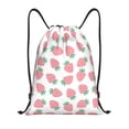 thumbnail image 1 of Gaeub Strawberry Drawstring Backpack Bag Sport Gym Sackpack Heavy Duty String Backpack for Men Women-Medium, 1 of 6