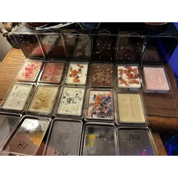 Triple Scented Soy Wax Melt Flavors In Description Home Scent Candle Cubes 6 Ct