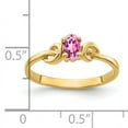 thumbnail image 2 of Primal Gold 14 Karat Yellow Gold 5x3mm Oval Pink Sapphire Ring, 2 of 4