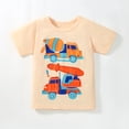 thumbnail image 4 of HILEELANG 2-7T Toddler Little Boys 3-Pack T-Shirts Truck Car Construction Vehicle Graphic 100% Cotton Short Sleeve Summer Tees Blue Green Yellow 2T 3T 4T 5T 6T 7T, 4 of 11