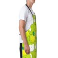 thumbnail image 6 of Zufioo Green Apple Print Adult Waterproof Apron, Cooking Apron, Flower Arranging and Painting Apron-Adjustable Straps, with Pockets, Kitchen Supplies-One Size, 6 of 9