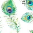thumbnail image 4 of MuralsPrint Peacock Feathers Peel and Stick Wallpaper, Eco-friendly Removable Wallpaper 10'L x 24''W, 4 of 4