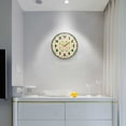 thumbnail image 5 of Yayeee Wall Clock Battery Operated 11.9" Silent Quartz Non-Ticking for Living Room Decor, Light Green Geometric, 5 of 8