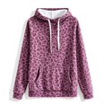 thumbnail image 3 of Likimi Womens Hoodies With Pocket Long Sleeve Leopard Print Hooded Sweatshirt For Women Everyday Wear Fashion Pullover Tops Size Xl, 3 of 3