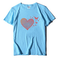 thumbnail image 4 of Cozyfort T Shirts for Women Loose Fit Heart/Butterfly Print Women's T-Shirt Short Sleeve Crewneck for Summer T-Shirts Womens Graphic, 4 of 4