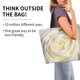 thumbnail image 2 of Disketp White Rose Bolsa Tote Estampada para Mujer, Bolso de Hombro y de Mano para Compras y Viajes, 2 of 8