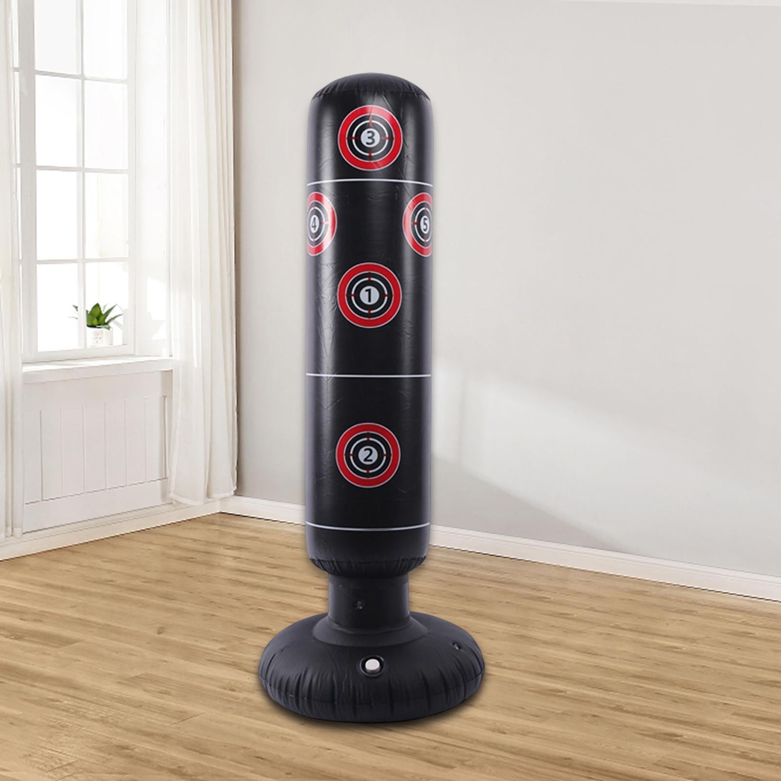 Inflatable Boxing Punching Bag with Target Design Muay Thai Training Sandbag
