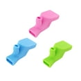 thumbnail image 2 of Bathroom Sink Faucet Extender | Silicone Hand Washing Aid | Adjustable Water Flow Adapter | Non-Slip Portable Design | Fits Standard Faucets | 3 Pack | 7cm | Pink Blue Green, 2 of 9