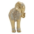 thumbnail image 3 of Feng Shui Royal Gold Ornate Resting Elephant Statue With Crystals And Glitters, 3 of 6