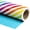 Colorful Stripe & Solid Blue, variant on Jumbo Wrapping Paper Roll - 24 Inch X 100 Feet Jumbo Roll White Marble with Gold Foil Design, Perfect for Birthday, Holiday, Wedding, Baby Shower and More Occasions