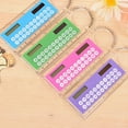 thumbnail image 3 of 10cm Ruler Mini Digital Calculator 2 in 1 Kids School Office Stationery Gifts (Random Color), 3 of 4
