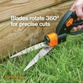 thumbnail image 2 of Fiskars Shear Ease Grass Shears - 5" Stainless Steel Blades - 360-Degree Swivel Blade, Black, 2 of 8