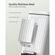 thumbnail image 5 of Bote de basura SONGMICS de acero inoxidable de 10 litros con tapa para baño, 5 of 7