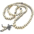thumbnail image 2 of 8mm Wood Necklace Tibetan White Sandal 108pcs Bead Buddhist Prayer Bracelet Man, Woman---Product code 40518, 2 of 5