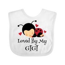 Inktastic Loved by My Gigi Ladybug Boys or Girls Baby Bib