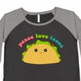 thumbnail image 4 of Inktastic Peace Love Tacos Women's Plus Size T-Shirt, 4 of 5