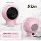 thumbnail image 2 of Fan Heater, Low Consumption Heater with Overheat Protection, 3s Fast Heating Electric Heater for Bedroom, Home Office, Pink, 2 of 4